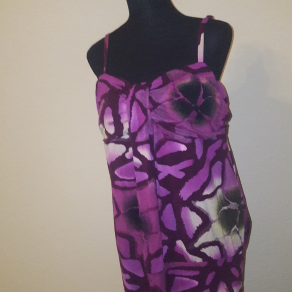 💜HP💜NWT Calvin Klein Pomegranate Multi Tank Top💜 - Picture 2 of 12